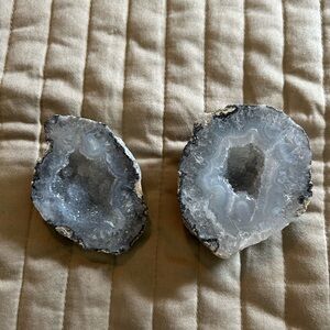 Natural Geode Crystal Pair
